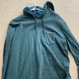 Turquoise hoodie